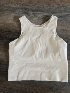 H&M Ribbed Cropped athletic Tank Top
